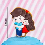 1 pcs couple cake toy topper