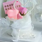 1 pcs pearl heart shaped cake topper