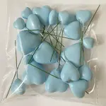 20 pcs heart faux balls