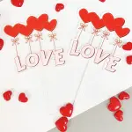 1 pcs acrylic love cake topper