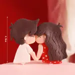 1 pcs couple resin toy topper