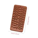Alphabet silicone mould