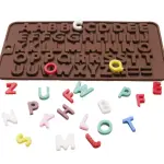 Alphabet silicone mould