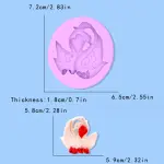 Love swan with heart silicone mould