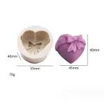 3D Love Floral Hear silicone mould