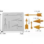 Arrow silicone mould