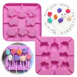 1 pcs I love you teddy popsicle silicone mould