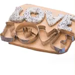 4pcs Love Cookie Cutter plunger set