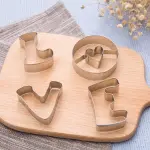 4pcs Love Cookie Cutter plunger set