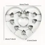 1 pcs large heart cookie cutter