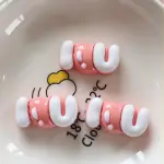 3 pcs Small I love you cake topper set