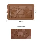 Chocolate silicone broken bar Mould