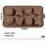 8 pcs butterfly ,bees flower Chocolate silicone Mould