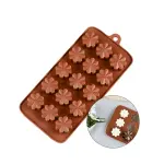 15 pcs flower Chocolate silicone Mould