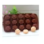 15 pcs flower Chocolate silicone Mould
