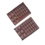 Bears & Bear Embossed Blocks Silicone Chocolate Mould