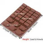 Bears & Bear Embossed Blocks Silicone Chocolate Mould