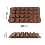 Rose flower,gift Chocolate silicone Mould