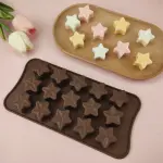 15 cavity star Chocolate silicone Mould