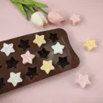 15 cavity star Chocolate silicone Mould