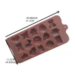 Romantic theme Chocolate silicone Mould
