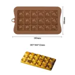 Round dot Chocolate bar silicone Mould