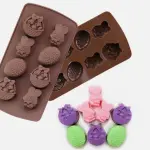 Easter theme Bunny eggs Chocolate silicone Mould