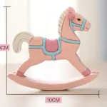 1 pcs rocking horse baby shower birthday cake decoration topper