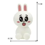 1 Pieces white sitting Teddy Bunny Cake Topper Toy