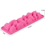 1 pcs Gemstone Diamond Stone Gem Shaped Chocolate Candy candle silicone mould