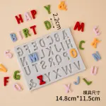 3D Alphabet silicone mould