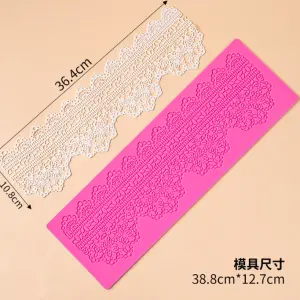 Silicone Embossing Sugar Lace Mould Gum Paste Fondant Icing Cake Decoration Mat