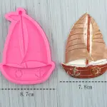 Ship sailing silicone mould