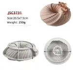 Spiral round shape silicone mousse mould entremet mould