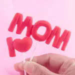 I love mom cake toy topper