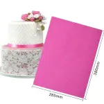 Large mat Rose flower texture Lace silicone mould