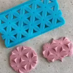 Floral Texture fondant impression stamps Quilt Embosser fondant tools