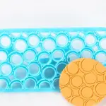 Double circle fondant impression stamps Quilt Embosser fondant tools