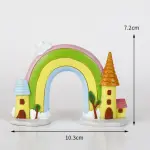 1 pcs Rainbow large size theme based cake toy topper