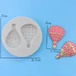2 cavity 3d Hot Air Balloon Silicone mould
