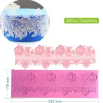 Detailed Rose texture Lace silicone mould