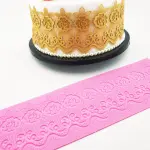 Flower pattern shaped Lace silicone mould