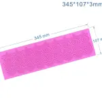 Flower pattern shaped Lace silicone mould