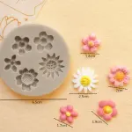 Daisy sunflower silicone mould