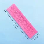 Detailed small boarder Lace silicone mould