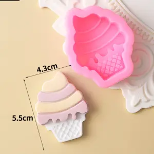 1- cavity ice cream Silicone mould