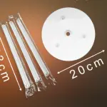 Plastic cake dowels set of 3 pcs round stand and 3 dowels set