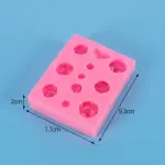 3D blooming Flower with heart silicone Mould