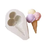 1- cavity ice cream cone Silicone mould
