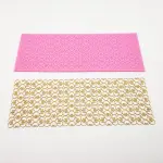 Detailed heart mesh Lace silicone mould